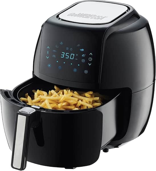 kado hari ibu terbaik untuk ibu tercinta yang sederhana, bermanfaat dan berkesan: Digital Air Fryer with Recipe Book