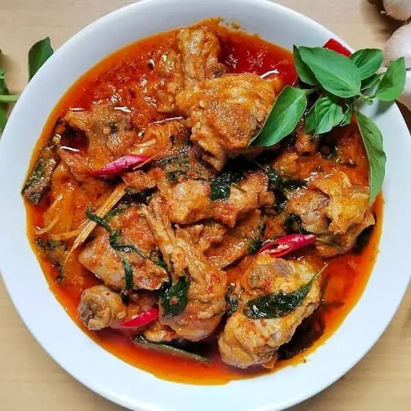 Ayam Woku Kemangi Pedas recipe image