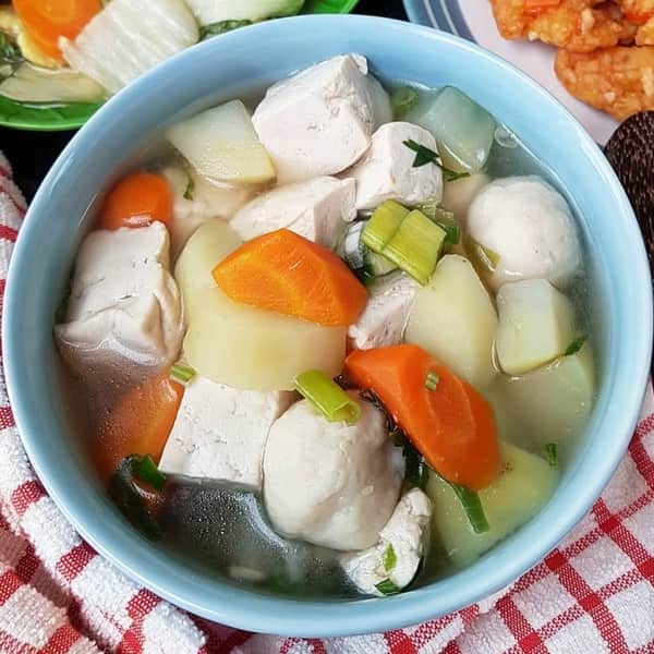 resep sup tahu putih sederhana beserta bumbu resep sup tahu bakso spesial dan detail cara membuat sup tahu putih telur sederhana ala rumahan untuk kamu masak sekarang juga