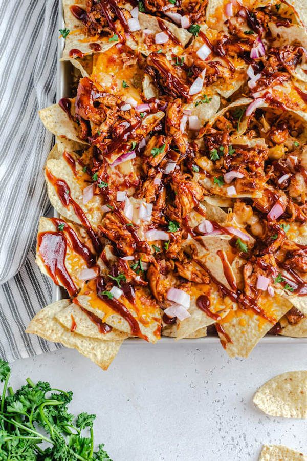 BBQ Chicken Nachos