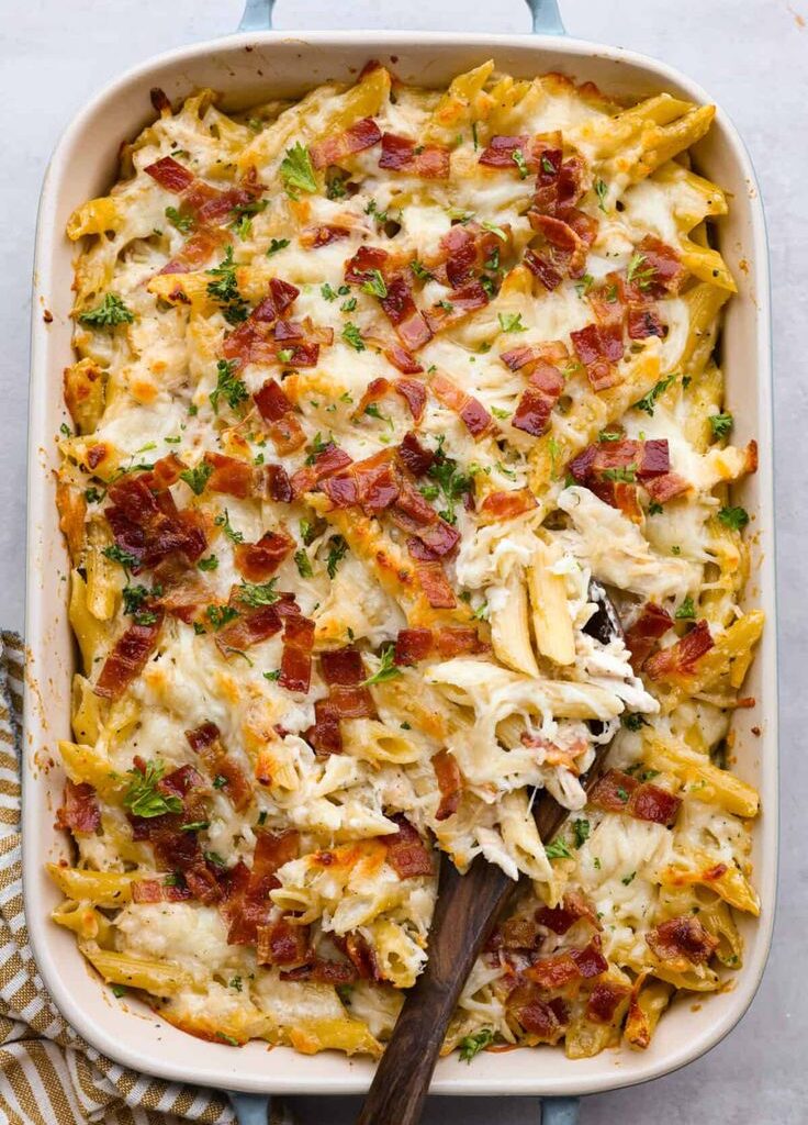 Chicken Bacon Ranch Casserole