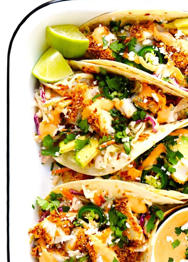 Crispy Baked Fish Tacos