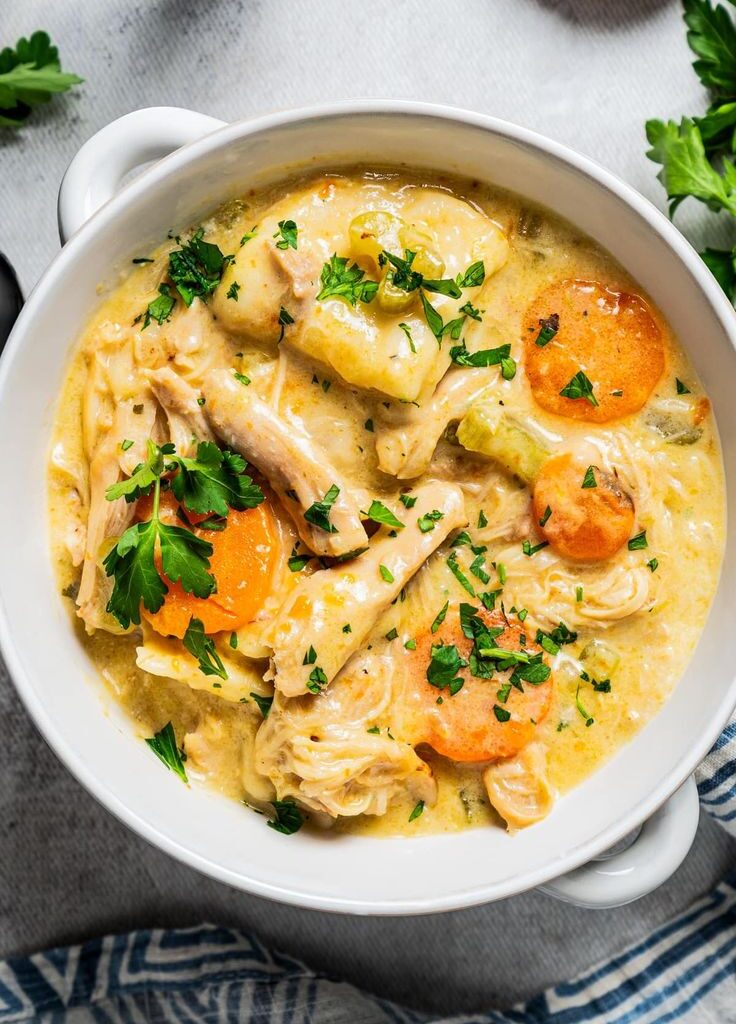 Instant Pot Chicken and Dumplings