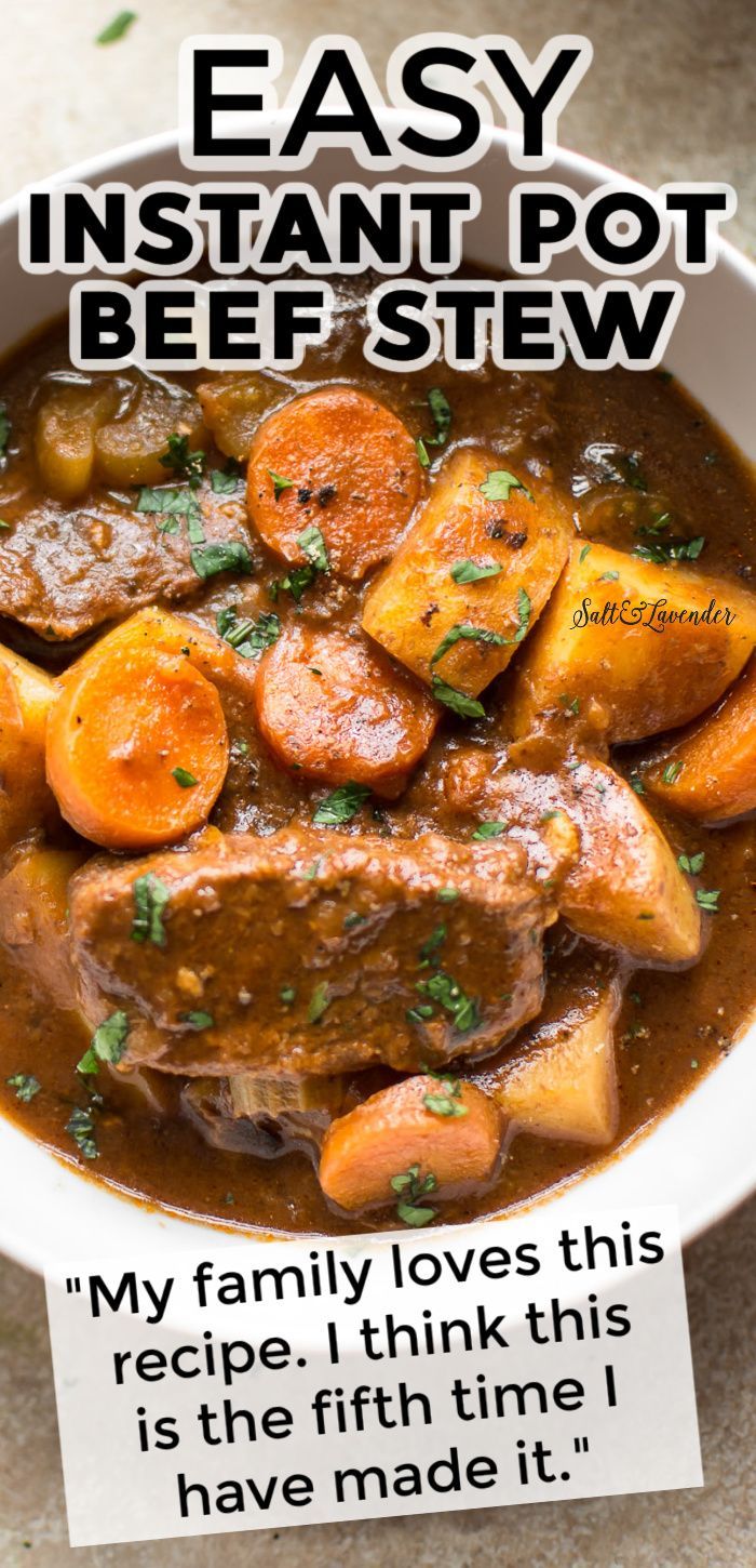 Instant Pot Beef Stew 