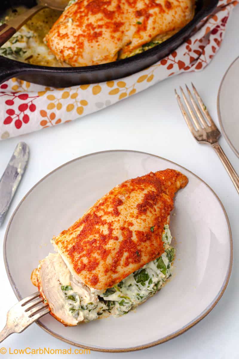 Spinach Stuffed Chicken Breasts