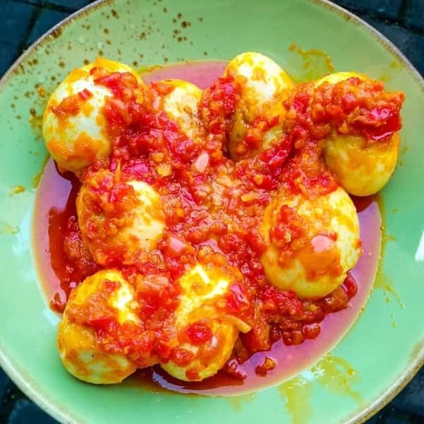 Resep Telur Balado Padang Asli Sederhana Ala Rumahan Bumbu Balado Merah Pedas Enak Cara Membuat Telur Balado Simple Askcaraa