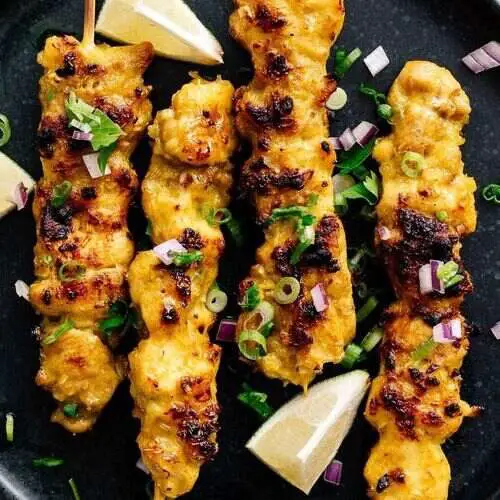 what to serve with chicken satay and peanut sauce, chicken satay skewers and kebabs: the best east and healthy side dishes for chicken satay
